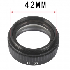 KOPPACE 0.5X 单筒显微镜辅助物镜 140mm工作距离 显微镜镜头 42mm安装尺寸