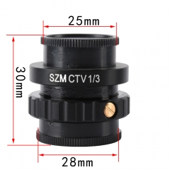 KOPPACE 1/3 CTV 三目体视显微镜C型接口 25mm相机接口 28mm显微镜接口