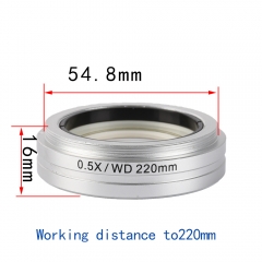 KOPPACE 0.5X 立体显微镜辅助物镜 220mm工作距离 54.8mm接口尺寸 显微镜物镜