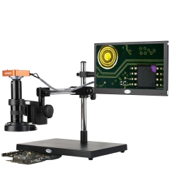 KOPPACE 17X-216X 2100万像素 高清13.3英寸高清显示器 HDMI显微镜 手机维修电子显微镜