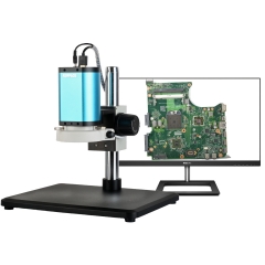 KOPPACE 1X-14X 200万像素 HDMI高清 自动对焦显微镜 大型PCB电路板检查 自动对焦显微镜相机
