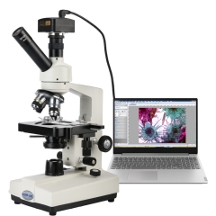 KOPPACE 40X-1600X 500万像素 USB2.0相机 生物显微镜 可拍照录像显微镜