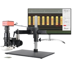 KOPPACE 20X-200X 4K 830万像素 电子显微镜 横臂支架 可以拍照视频 测量显微镜