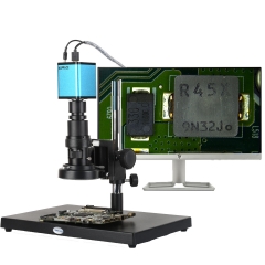 KOPPACE 25X-180X 自动对焦显微镜 HDMI高清 工业显微镜 可拍照和录像 自动对焦显微镜相机