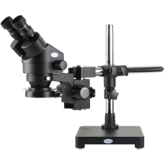 KOPPACE 3.5X-90X 黑色立体声双目显微镜 手机维修显微镜 144 LED环形灯 包括10X 20X目镜