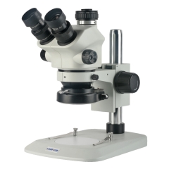 KOPPACE 7X-50X 三目立体显微镜 144 LED环形灯 0.5X CTV接口 工业检测显微镜