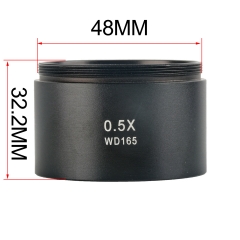 KOPPACE 0.5X立体显微镜增倍镜165mm工作距离显微镜物镜48mm安装尺寸