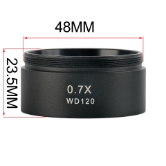 KOPPACE 0.7X 立体显微镜增倍镜 120mm 工作距离 显微镜镜头 48mm 显微镜安装尺寸