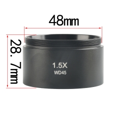 KOPPACE 立体显微镜增倍镜 1.5X/WD45mm 工作距离显微镜物镜 48mm安装尺寸