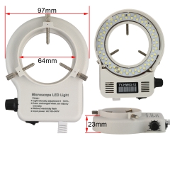 KOPPACE 64mm安装尺寸 显微镜LED环形光源 60颗LED贴片灯亮度可调