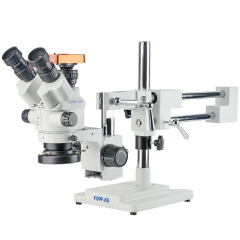KOPPACE 3.5X-180X 三目立体电子显微镜 连续变焦镜头 双臂支架