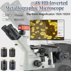KOPPACE 192X-1925X 4K高清相机 倒置金相显微镜 可拍照 录像 测量