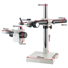KOPPACE单臂显微镜通用支架 超长工作距离76mm镜头 调焦支架角度可调
