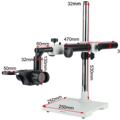 KOPPACE 显微镜通用支架 超长工作距离50mm镜头 调焦支架角度可调